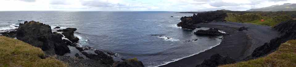 Küstenwanderung in Snæfellsnes